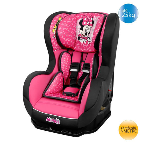 Cadeira de Carro 0, I, II (25kg) Primo Minnie Mouse - Pink