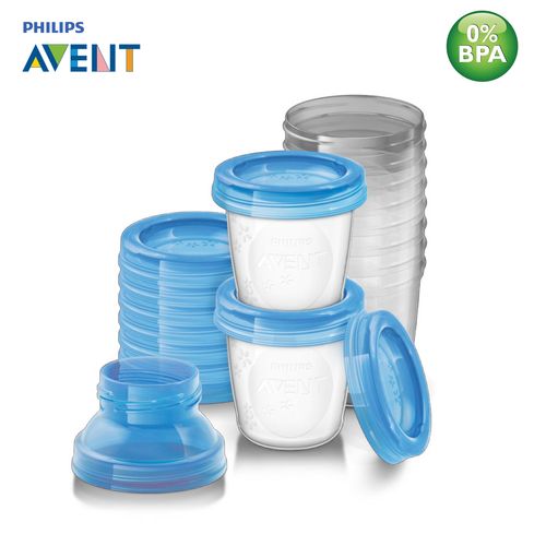 Kit Copos de Armazenagem para Leite Materno AVENT (10un)