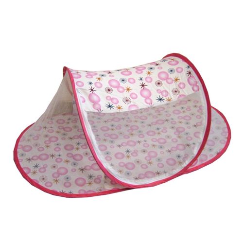 Berço Tenda Portátil com Mosquiteiro - Rosa