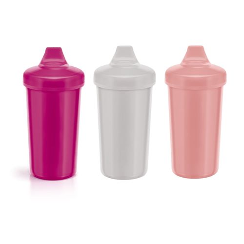 Kit 3 Copos Infantil Antivazamento Colors Max 320ml RS Lillo