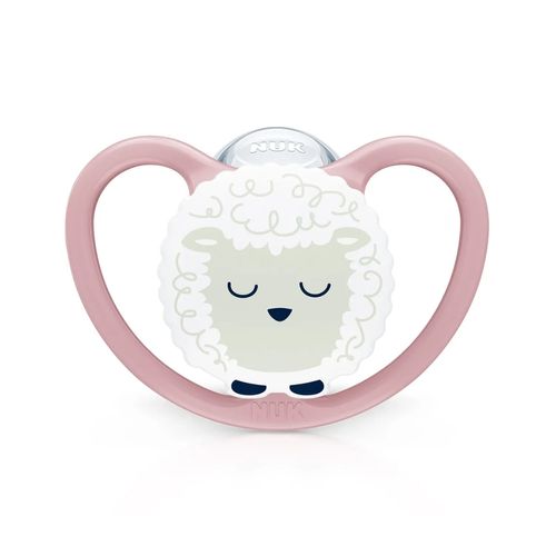 Chupeta Brilha no Escuro Space Glow Silicone 6m+ Girl Nuk