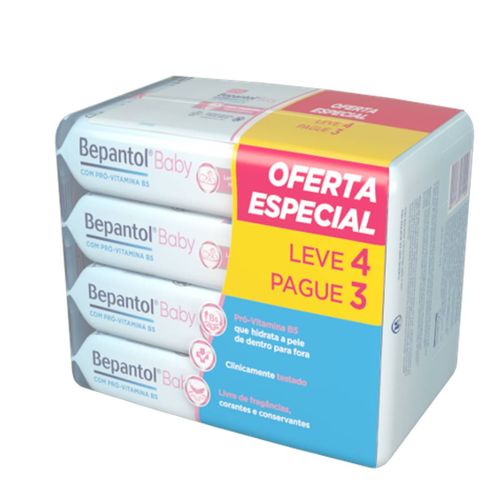 Kit com 4 Lenços Umedecidos Hipoalergênico 48un - Bepantol