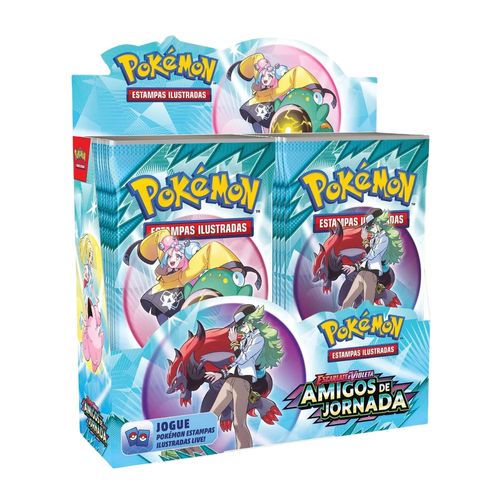 Cartas Pokémon Box Com 36 Boosters Amigos de Jornada Copag