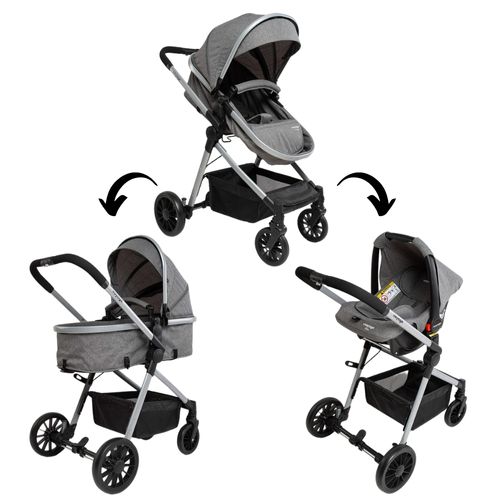 Carrinho de Bebê com Bebê Conforto TS DUO Prestige CZ Voyage