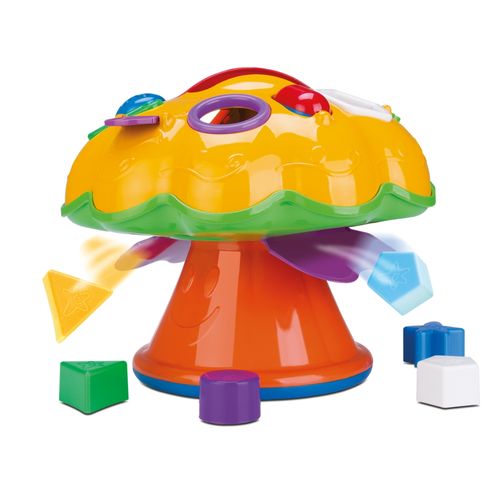 Brinquedo Didático Infantil de Encaixar Cogumelo Divertoys