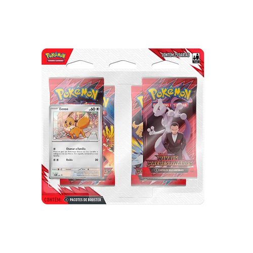 Cartas Pokémon Blister Quádruplo Rivais Predestinados Copag