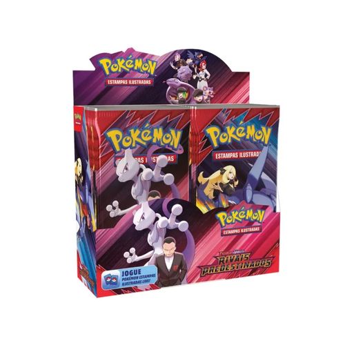 Cartas Pokémon Box  36 Boosters Rivais Predestinados Copag