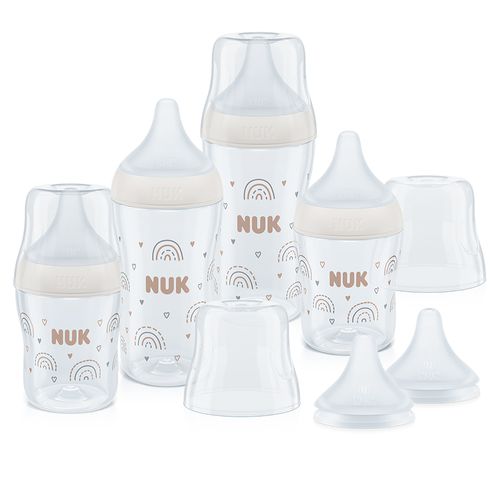 Kit 4 Mamadeiras Perfect Match + 2 Bico Extra Neutral  - Nuk
