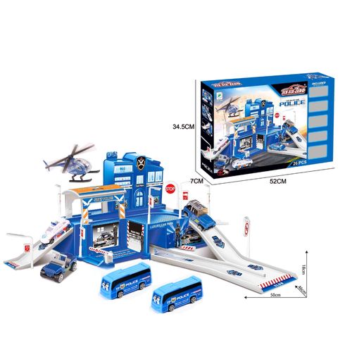 Pista de Carrinhos Infantil Garagem com Acessórios Maxi Toys
