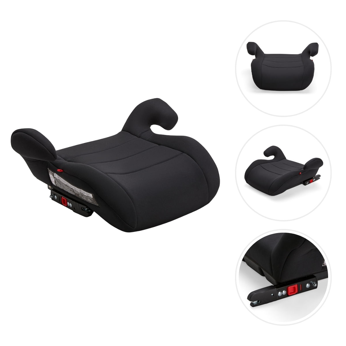 Assento de Carro Infantil Elevação Isofix Fix Fit 15 à 36kgs Preto ...