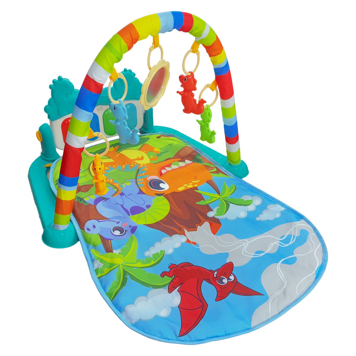 Tapete de Atividades com Piano Play Funny Dino - Maxi Baby