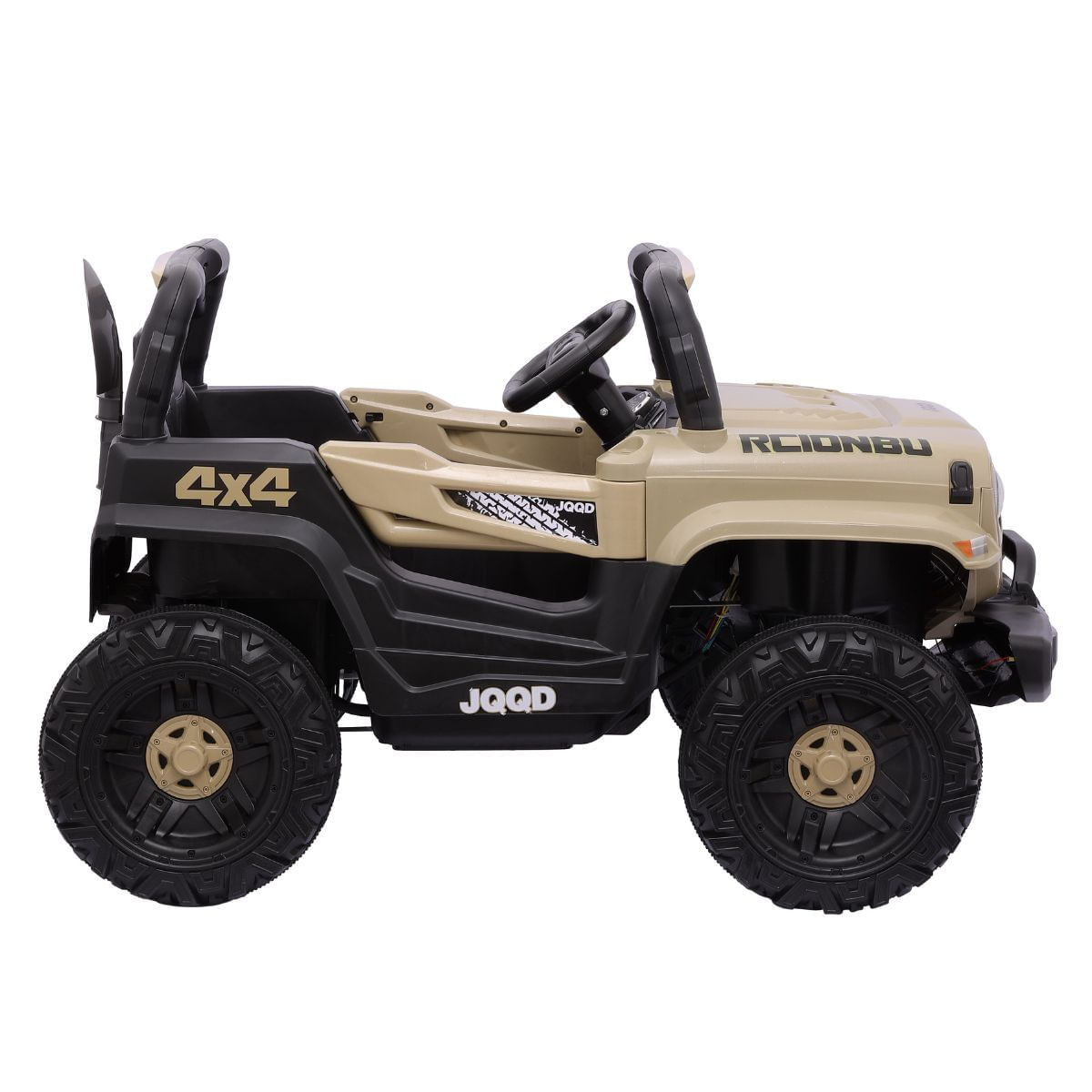 Carro Elétrico Infantil Mini Jipe Off-Road 12V Bege Zippy Toys