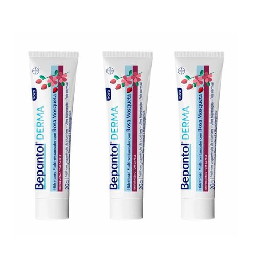 Hidratante Multirestaurador Rosa Mosqueta 3un Bepantol Derma