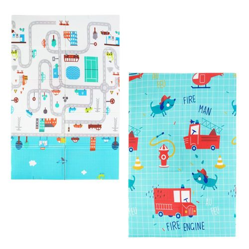 Tapete Infantil Emborrachado Dobrável Tatame Carro Maxi Baby