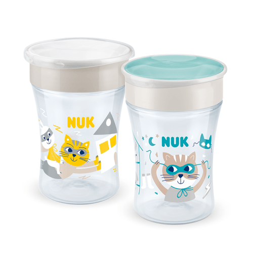 Kit 2 Copos Treinamento Infantil Magic Cup 230ml Neutro Nuk