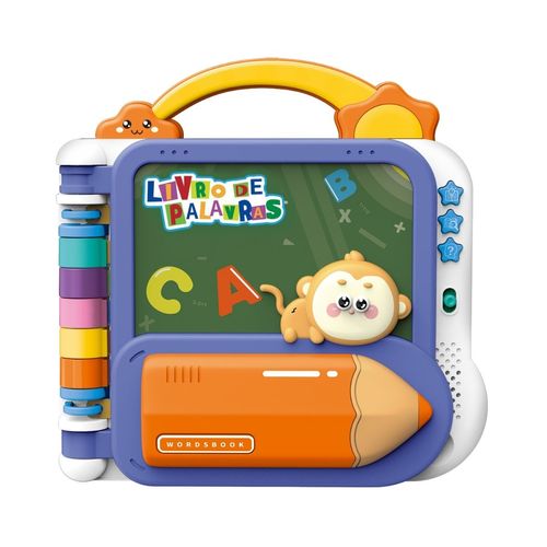 Livro Educativo Interativo de Palavras para Bebê - Maxi Baby