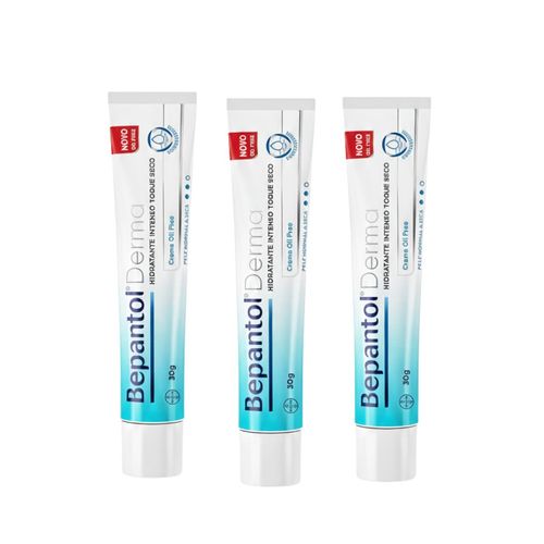 Kit 3 Hidratante Corporal Toque Seco Oil Free Bepantol Derma