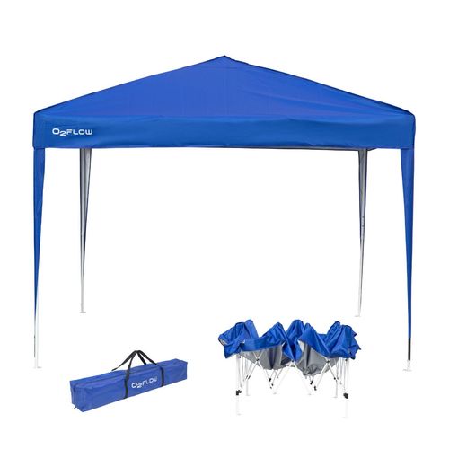 Tenda Gazebo Sanfonada Dobrável 3x3m Summer Azul O2Flow