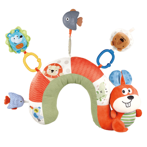 Almofada Atividade Bebê TummyTime Sensorial Squeak Maxi Baby