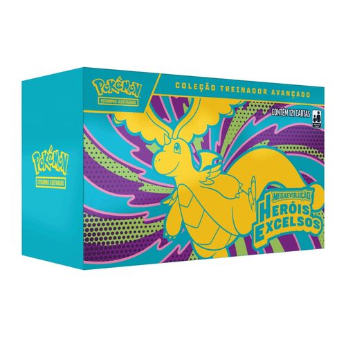 Cartas Pokémon Mega Evolução Heróis Excelsos 121 Cards Copag