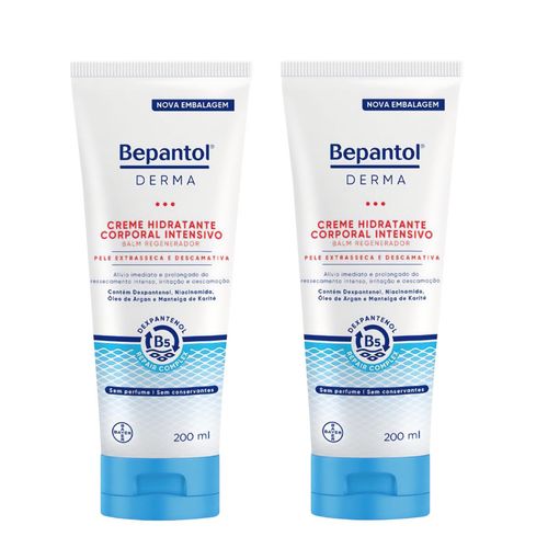 Kit 2 Cremes Hidratante Corporal Intensivo 200ml Cada Bepantol Derma