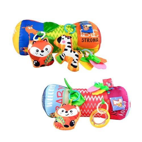 Almofada Rolinho Atividades Para Bebê com Mordedor Maxi Baby