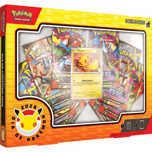 Cartas Pokémon Coleção Dia de Pokémon 30 Anos 49 Cards Copag