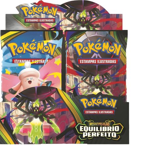 Cartas Pokémon Booster Equilíbrio Perfeito c/144 Cards Copag