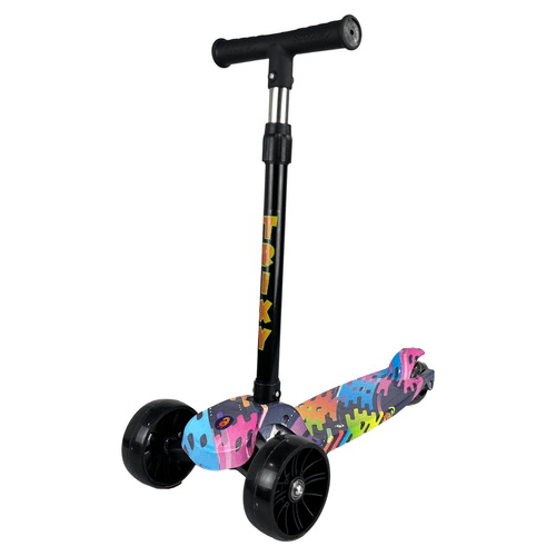Patinete Infantil Dobrável 3 Rodas Luz  Led Trixy Maxi Toys