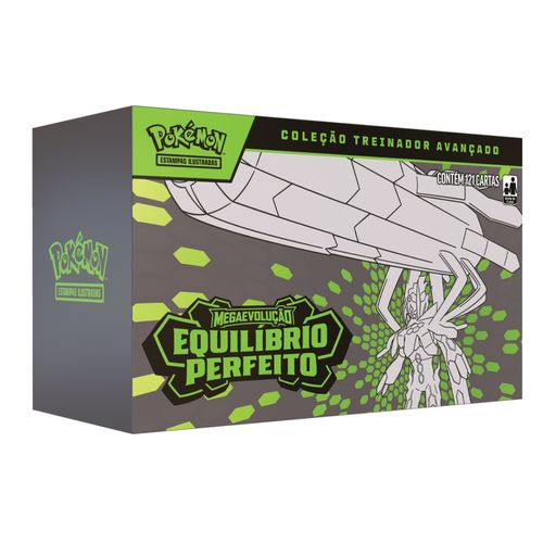 Cartas Pokémon Box Equilíbrio Perfeito c/ 121 Cards Copag