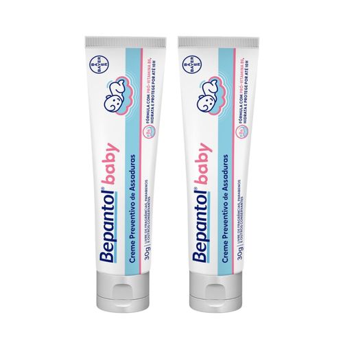 Kit com 2 Cremes Pomada de Assadura 30gr Cada - Bepantol