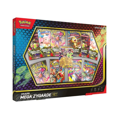 Cartas Pokémon Jogo Coleção Mega Zygarde ex 61 Cards Copag