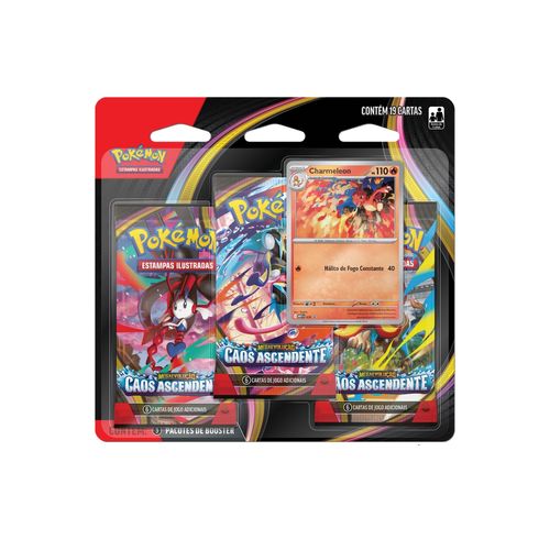 Cartas Pokémon Coleção Caos Ascendente Charmeleon 19un Copag