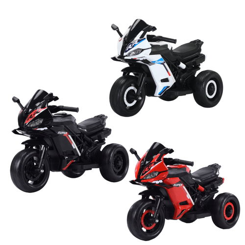 Moto Elétrica Infantil Mini 3 Rodas Frente/Ré Maxi Toys