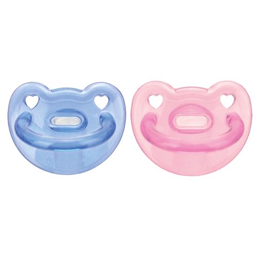 Chupeta 100% Silicone Bico Anatômico Escudo Flexível Ventilado 0-6m+ Soft Kuka