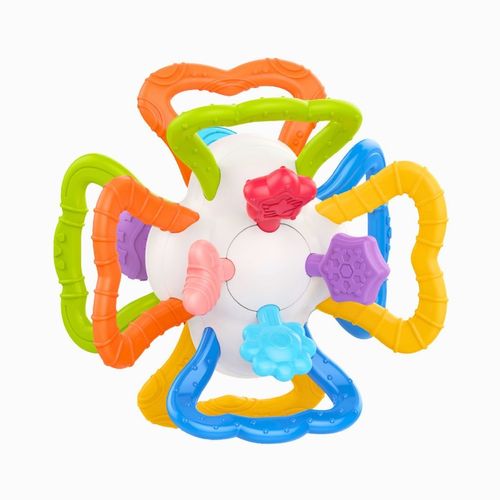 Mordedor Bebê Brinquedo Sensorial Silicone Massageador Senseplay Lucky Maxi Babyy