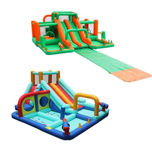 Playground Inflável Pula Pula Toboágua Escorregador Inflador Elétrico Maxi Toys