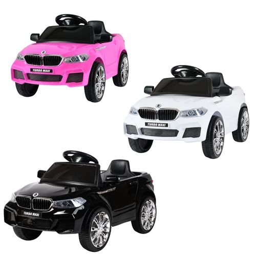 Carro Elétrico Infantil Marcha Frente/Ré Controle Remoto Bluetooth Turbo Maxi Toys