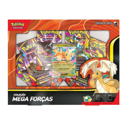 Cartas Pokémon Mega Forças Dragonite Darkrai Zeraora Copag
