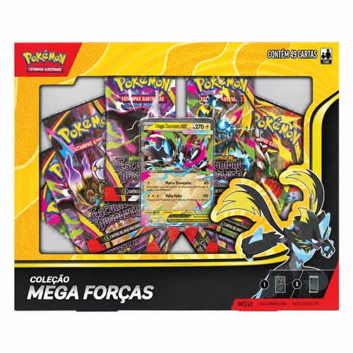 Cartas Pokémon Mega Forças Dragonite Darkrai Zeraora Copag