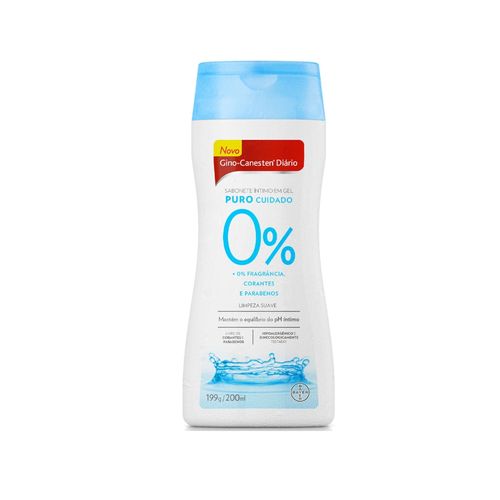 Gino-Canesten Sabonete Íntimo Diário Gel Puro Cuidado 200ml