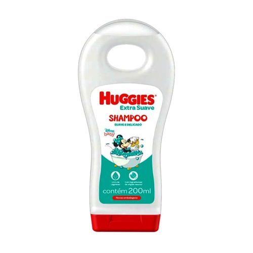 Shampoo Infantil Extra Suave Não arde os Olhos 200ml Huggies