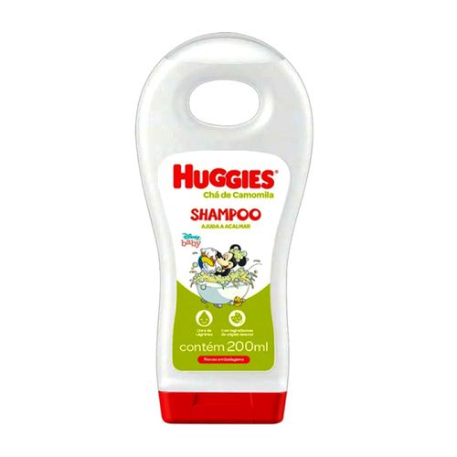 Shampoo Infantil Camomila Não Arde os Olhos 200ml Huggies