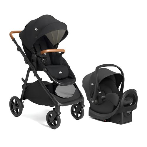 Carrinho Passeio Bebê Conforto Moisés Base Veicular TS Trio Ginger Preto Joie