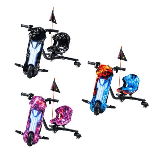 Triciclo Elétrico Drift Infantil 3 Velocidades 350w Até 100kg Skide Maxi Voltz